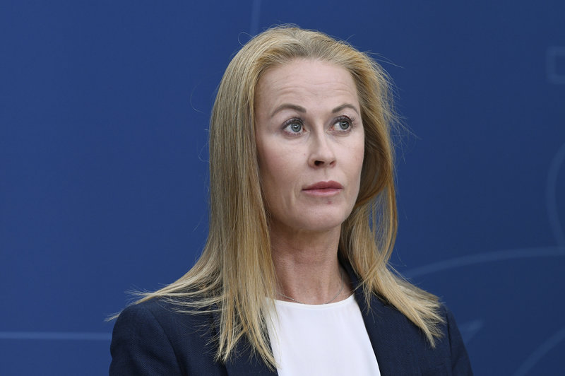 Katja Nyberg kan inte tvingas bort från sin plats i utskottet. Foto: Jakob Åkersten Brodén/TT